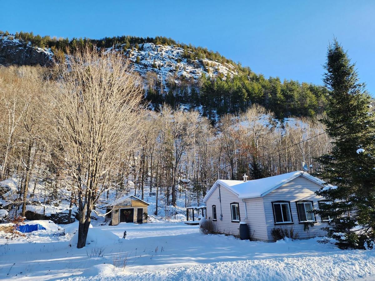 Chalet Falaise By Chalets Nabu Villa Saint-Alexis-des-Monts Esterno foto